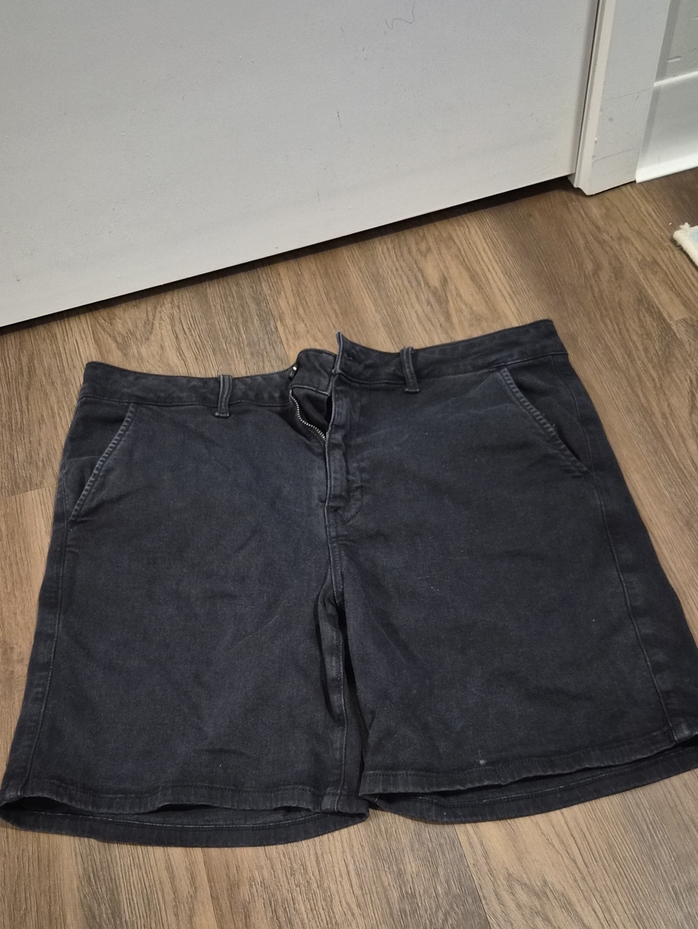 American Eagle Outfitters Black Bermuda Shorts